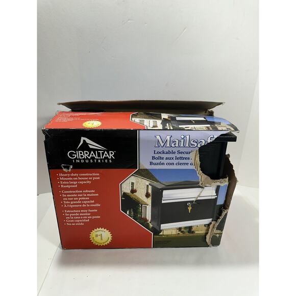 Gibraltar Mailsafe Lockable Security Wall Mount Mailbox MSK00000 - NO KEY Read* - Picture 13 of 13